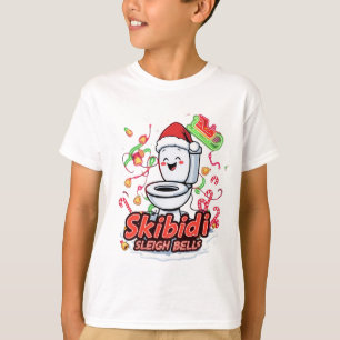 Camiseta Sininhos de Trenó Skibidi natal meme Geração Alpha