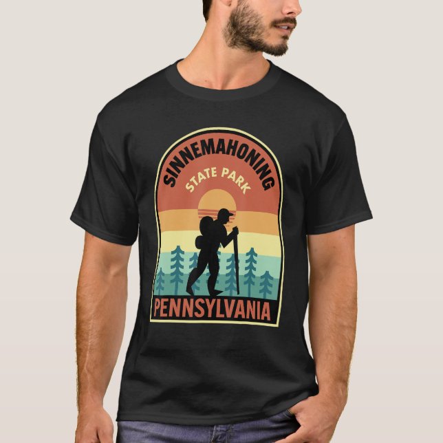 Camiseta Sinnemahoning State Park PA Retro (Frente)