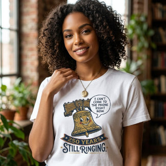 Camiseta Sino da Liberdade Humor 250º Aniversário 
