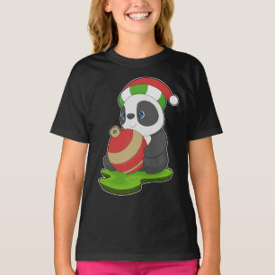 Camiseta Sino de Natal Panda