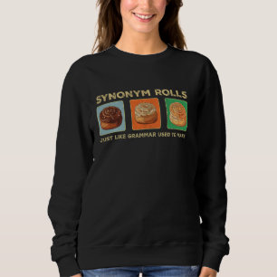 Camiseta Sinônimo Engraçado Rolls Piada Rolls Cinnamon Roll