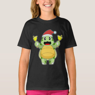 Camiseta Sinos de Natal de Tartaruga