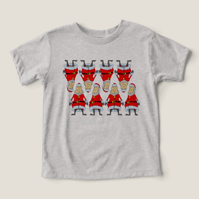 Camiseta Sinos de papai noel1 (Design frontal)