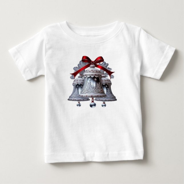 Camiseta Sinos prateados (Frente)