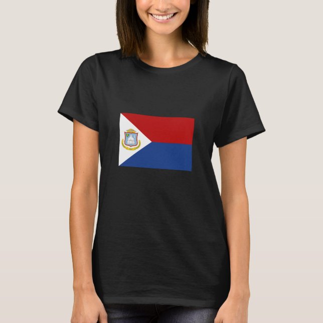 Camiseta Sint Maarten Flag (Frente)