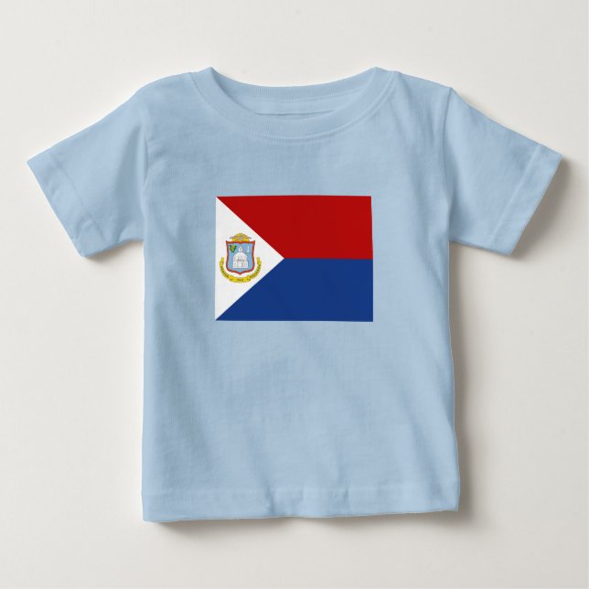 Camiseta Sint Maarten Flag (Frente)