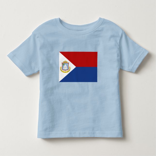 Camiseta Sint Maarten Flag (Frente)