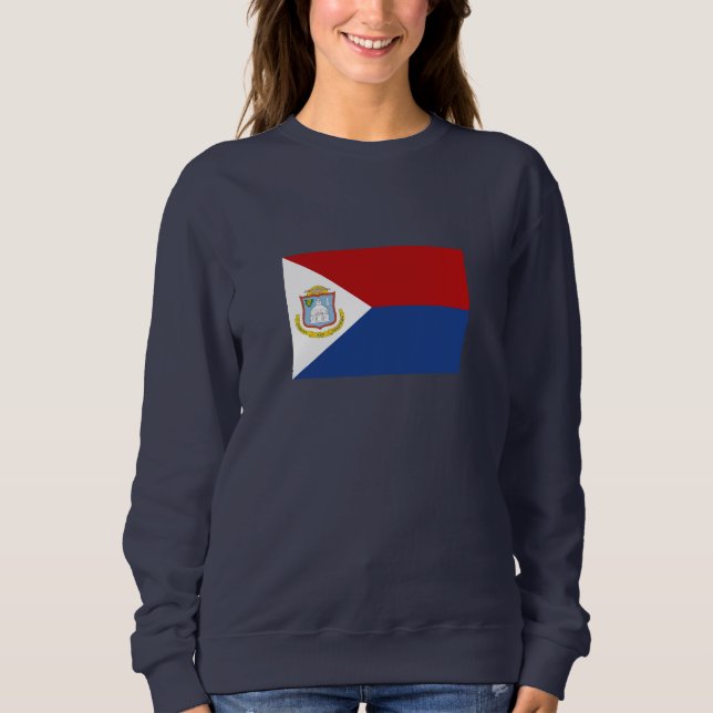 Camiseta Sint Maarten Flag (Frente)