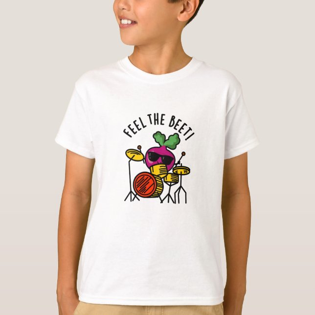 Camiseta Sinta A Beterraba Engraçada, Veggie Pun (Frente)