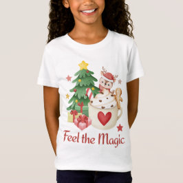 Camiseta Sinta a Camisa-T da Revista de Natal Mágica