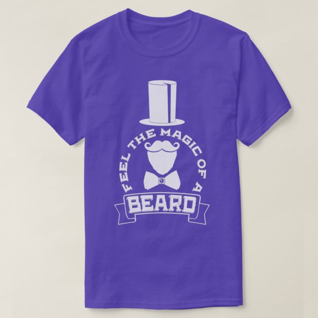Camiseta Sinta a magia de uma barba (Frente do Design)