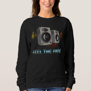 Camiseta Sinta as notas de música dos alto-falantes Auto-fa