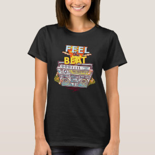 Camiseta Sinta O Legal Gráfico De Ilustração De Música Retr
