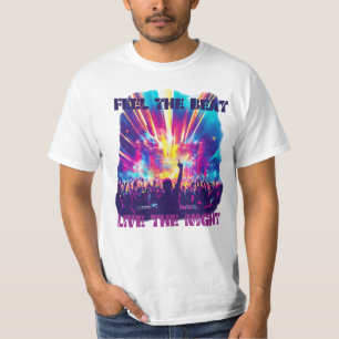 Camiseta Sinta o Ritmo, Viva a Noite