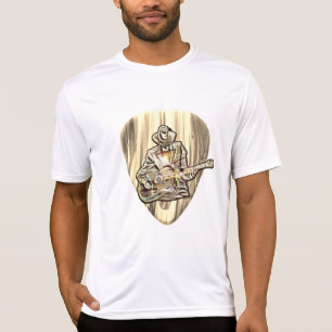 Camiseta Sinta os Blues - Design de violão artístico
