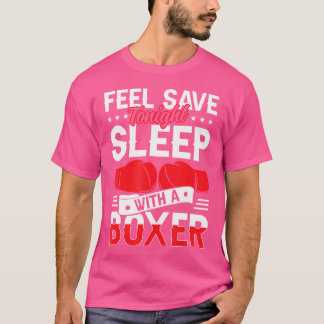 Camiseta Sinta-Se Guardar O Sono Noturno Com Uma Boxer