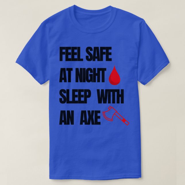 Camiseta Sinta-se seguro (Frente do Design)