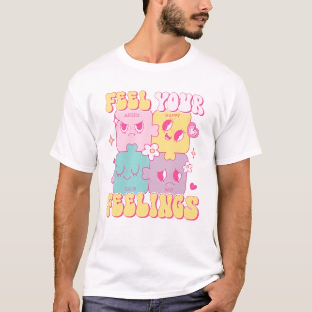 Camiseta Sinta seus sentimentos (Frente)
