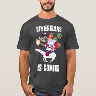 Camiseta Sinterklaas vem como presente de natal engraçado