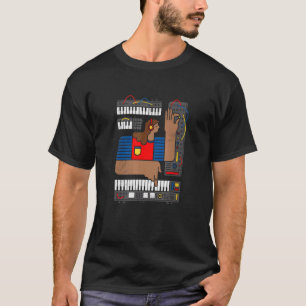 Camiseta Sintetizador Analógico Sincronizado Modular Studio