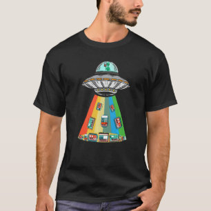 Camiseta Sintetizador de Coração Eletrônico Musical da Ufo