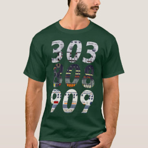 Camiseta Sintetizador de Máquina de Tambor 303 808 909 Ret