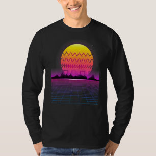 Camiseta Sintetizador de onda sintética do 80s