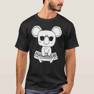 Camiseta Sintetizador De Teclado Koala Como Teclado