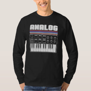 Camiseta Sintetizador legal Sintetizador analógico Nerd de