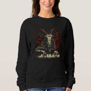 Camiseta Sintetizador Oculto Baphomet Synth Teclado Satan