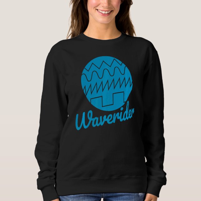 Camiseta Sintetizador Waverider 80s Forma de onda sintética (Frente)