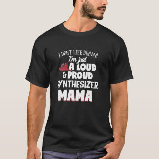 Camiseta Sintetizadora Mãe Design Loud e Orgulhosa Mama