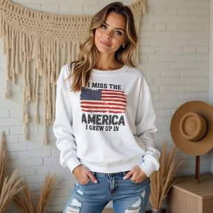 Camiseta "Sinto falta da América em que cresci"