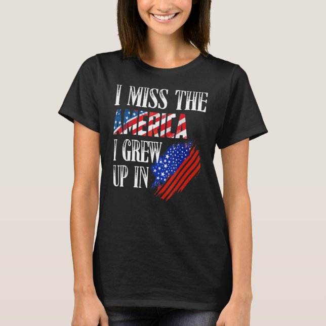 Camiseta Sinto Falta Da América Que Cresci Em Sofrer Americ (Frente)