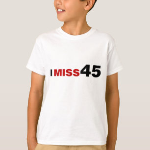 Camiseta Sinto falta de 45
