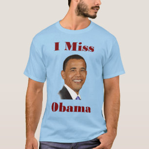 Camiseta Sinto falta de Obama