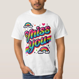 Camiseta Sinto falta de você