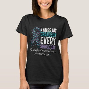 Camiseta Sinto Falta Do Meu Avô Todos Os Dias De Solteiro -