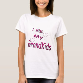 Camiseta Sinto falta dos meus netos