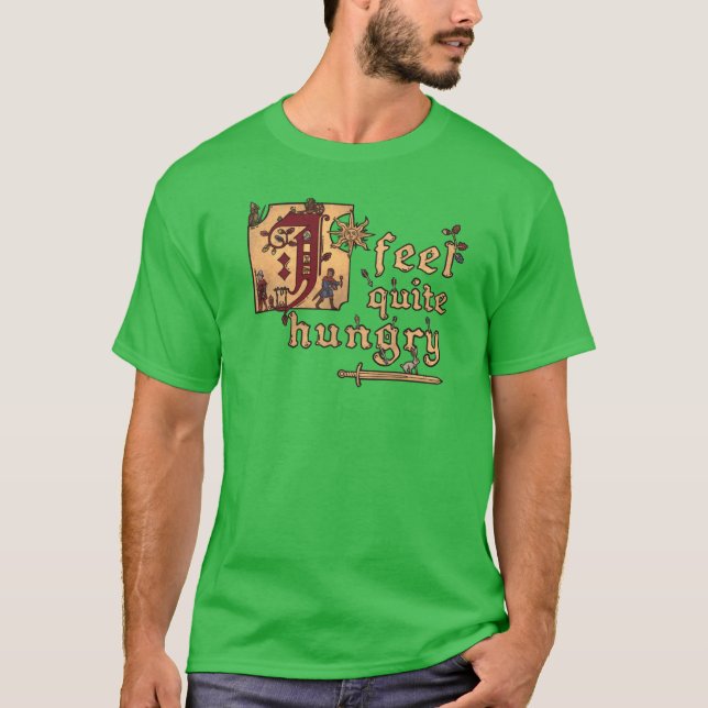 Camiseta Sinto-me bastante faminto KCD Oversized (Frente)
