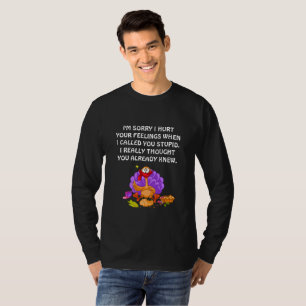 Camiseta Sinto muito por ferir seus sentimentos.mb#4