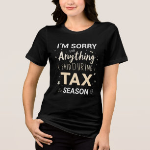 Camiseta Sinto muito por tudo o que disse durante a estação