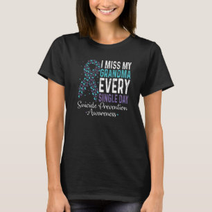 Camiseta Sinto Saudades Da Minha Avó Todos Os Dias Prevençã