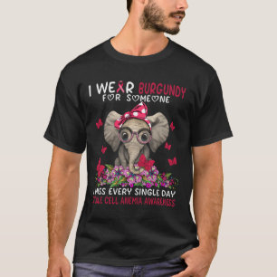 Camiseta Sinto saudades de cada solteiro de Anemia das Célu