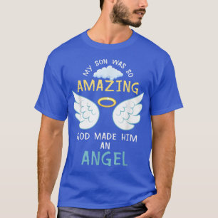 Camiseta Sinto saudades de você e do meu filho... que Deus
