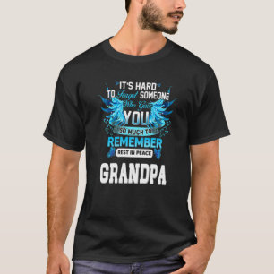 Camiseta Sinto Sua Falta, Vovô, Meu Vovô É Minha Guarda