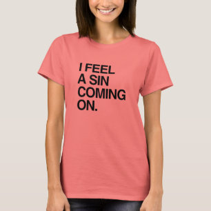 CAMISETA SINTO UM SENHOR VINDO.