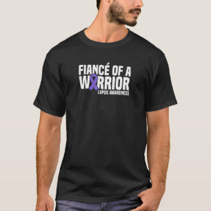 Camiseta Sintomas Com Conhecimento De Lupus De Fita Roxo Do