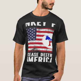 Camiseta Sintomas de Donkey Pox frente e verso