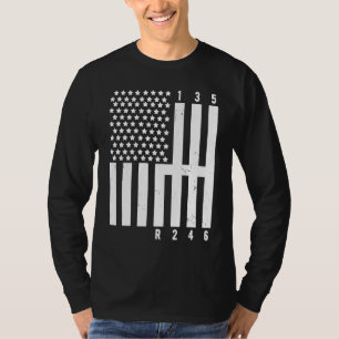 Camiseta Sintonizador da Bandeira dos EUA Mecânico Ferramen